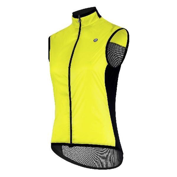 Foto van Assos UMA GT C2 wind fietsvest geel dames