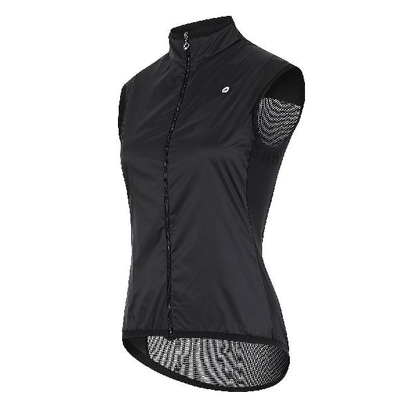Foto van Assos UMA GT C2 wind fietsvest zwart dames