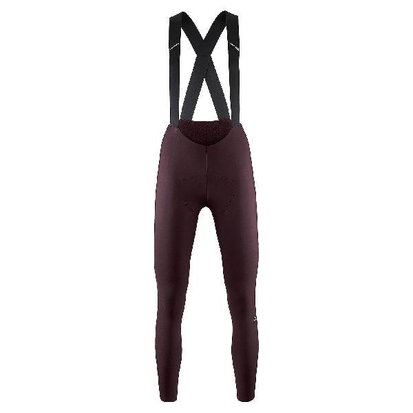 Foto van Assos Uma GT Spring Fall Bib Tights S11 fietsbroek lang mulberry brown dames