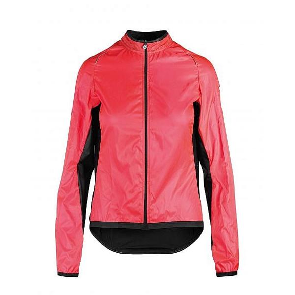 Foto van Assos Uma GT wind fietsjack roze dames