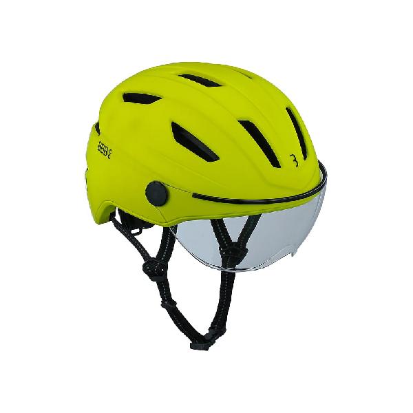 Foto van BBB helm Move faceshield transparant neon geel