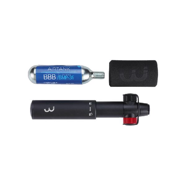 Foto van BBB minipomp Co2 blaster mini combi zwart