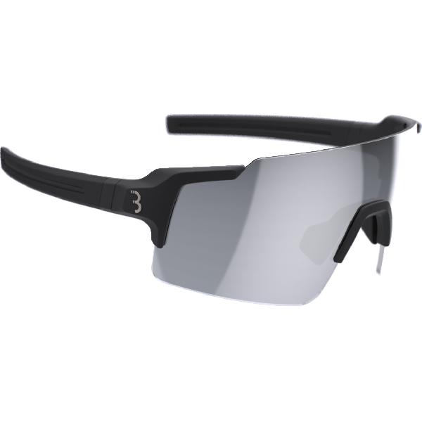 Foto van BBB sportbril FullView HC smoke zilver lens mat zwart