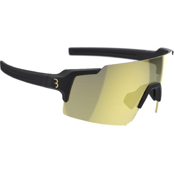 Foto van BBB sportbril FullView PH MLC gold mirror mat zwart