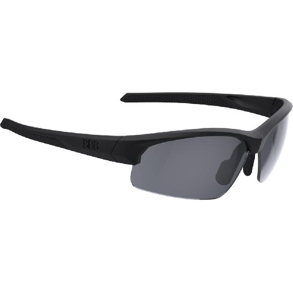 Foto van BBB sportbril Impress small PC smoke lenses mat zwart