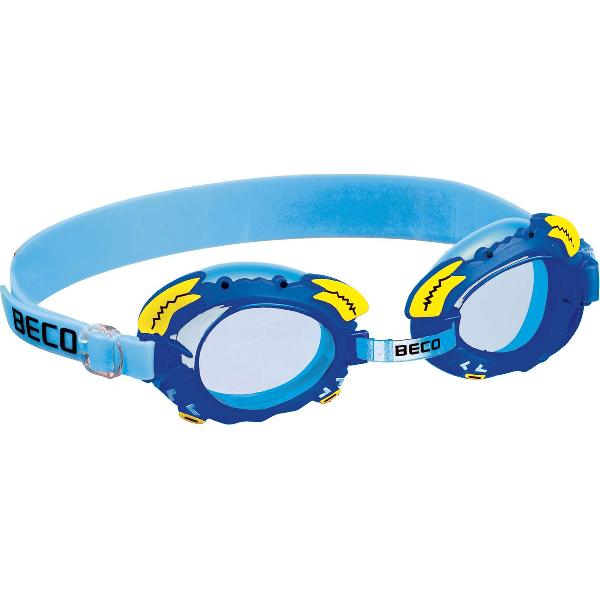 Foto van BECO kinder zwembril Palma, met krab design, blauw, 4+