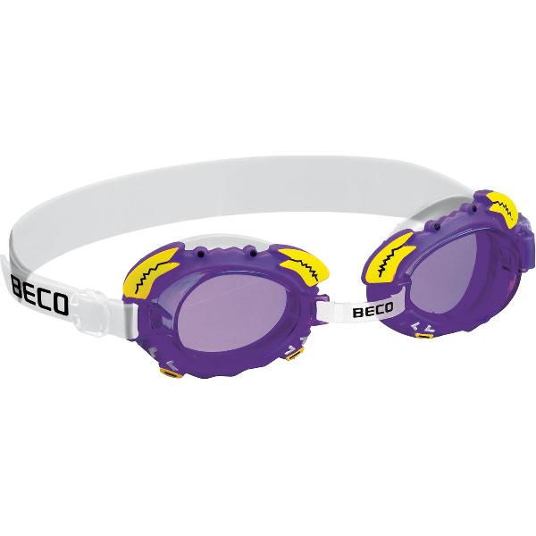 Foto van BECO kinder zwembril Palma, met krab design, paars, 4+