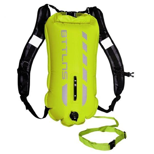 Foto van BTTLNS Kronos 1.0 safeswimmer backpack zwemboei 28 liter groen