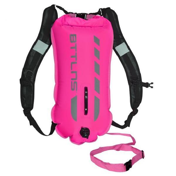 Foto van BTTLNS Kronos 1.0 safeswimmer backpack zwemboei 28 liter roze