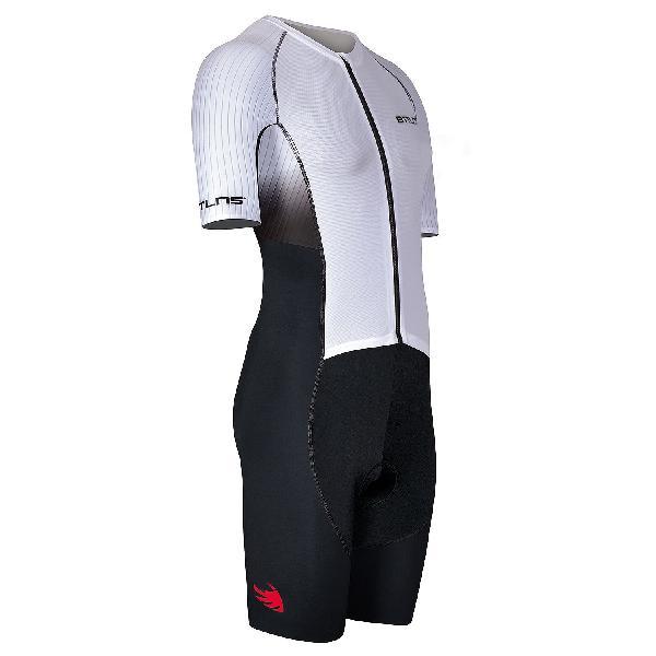 Foto van BTTLNS Nemean 1.0 pro aero trisuit korte mouw wit dames