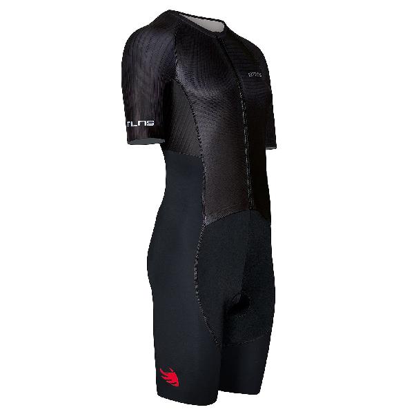 Foto van BTTLNS Nemean 1.0 pro aero trisuit korte mouw zwart dames