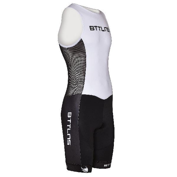 Foto van BTTLNS Nemesis 1.0 ITU trisuit mouwloos heren wit