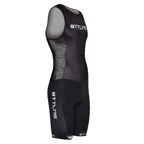 Foto van BTTLNS Nemesis 1.0 ITU trisuit mouwloos heren zwart