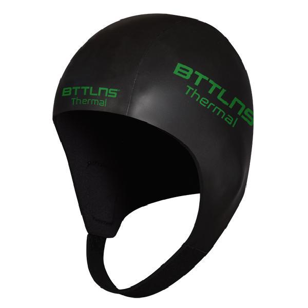 Foto van BTTLNS Neopreen thermal swim cap Zethes 1.0 groen S