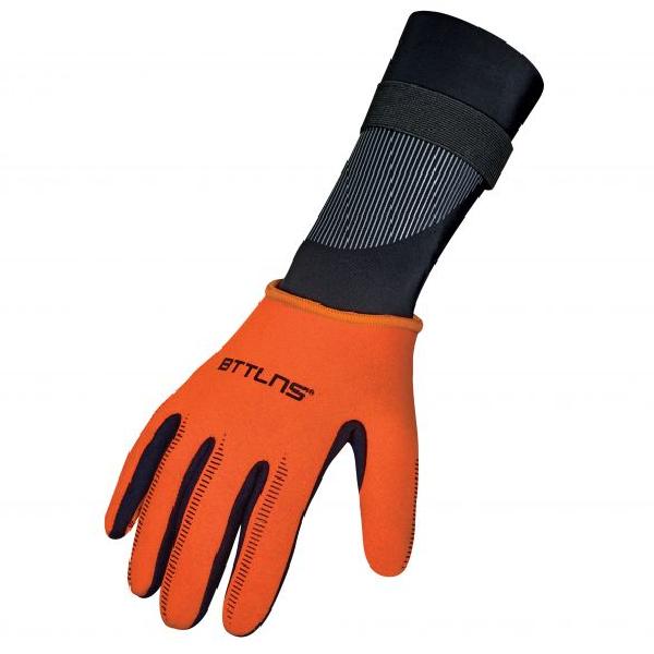 Foto van BTTLNS Neopreen zwemhandschoenen Boreas 1.0 oranje XL