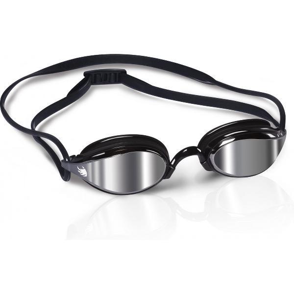 Foto van BTTLNS Shrykos 1.0 spiegel getinte lenzen zwembril zwart/zilver