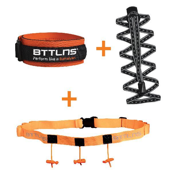 Foto van BTTLNS Triathlon accessoires voordeel pakket oranje