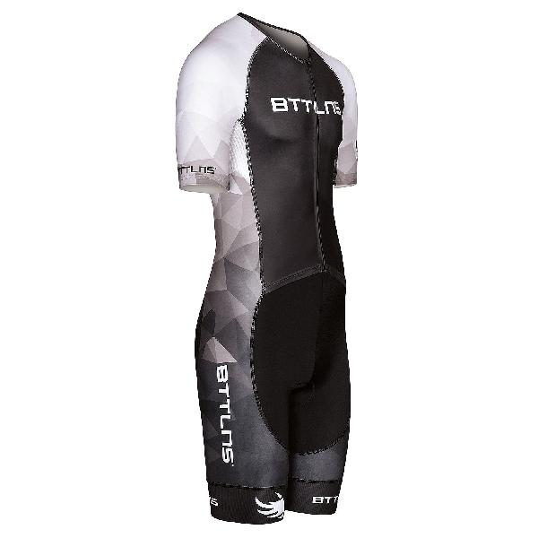 Foto van BTTLNS Typhon 2.0 SE trisuit korte mouw zwart/wit heren