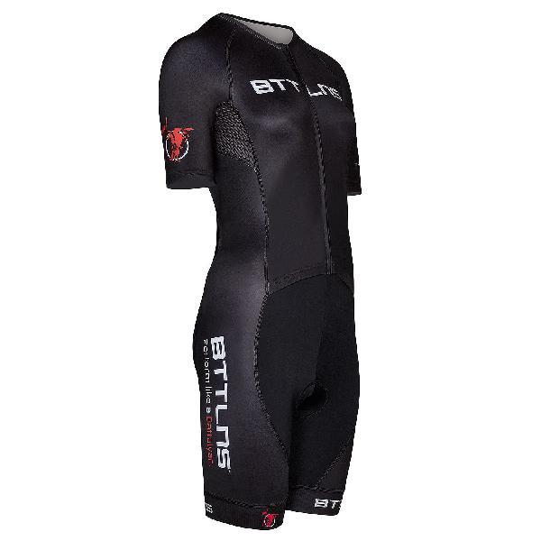 Foto van BTTLNS Typhon 2.0 trisuit korte mouwen 2022 zwart dames