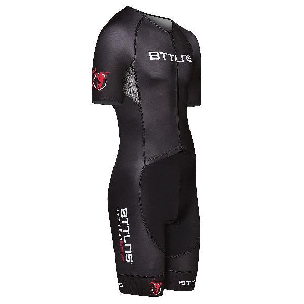 Foto van BTTLNS Typhon 2.0 trisuit korte mouwen 2022 zwart heren