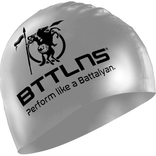 Foto van BTTLNS badmuts - swim cap - siliconen badmuts unisex - Absorber 2.0 - zilver - one size