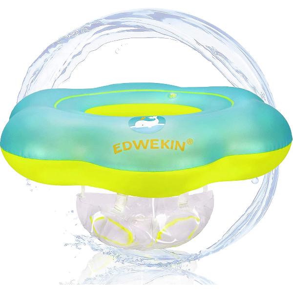 Foto van Babyzwemring, zwemhulpmiddel dat met het kind meegroeit, zwemzitje voor peuters, babydobber, kinderzwemring van 6 maanden tot 3 jaar