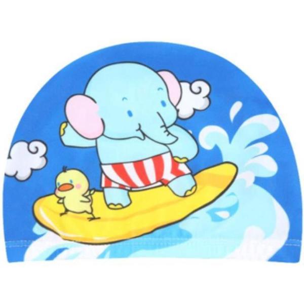 Foto van Badmuts kind - douchemuts - kinderen - zwemmen - kind - meisje - jongen - olifant surfplank