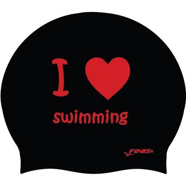 Foto van Badmuts zwart - I love swimming