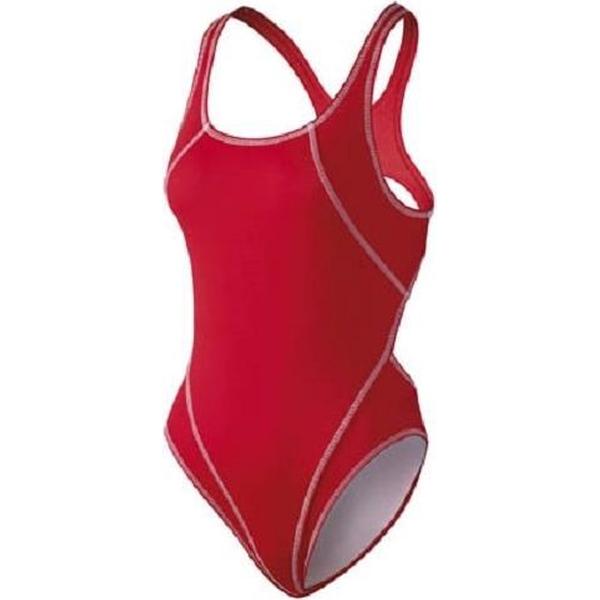 Foto van Beco Badpak Competition Dames Polyester Rood Maat 46