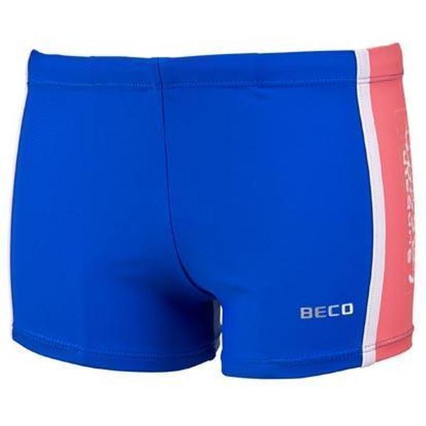 Foto van Beco Zwemboxer Jongens Polyamide/elastaan Blauw/roze Maat 110