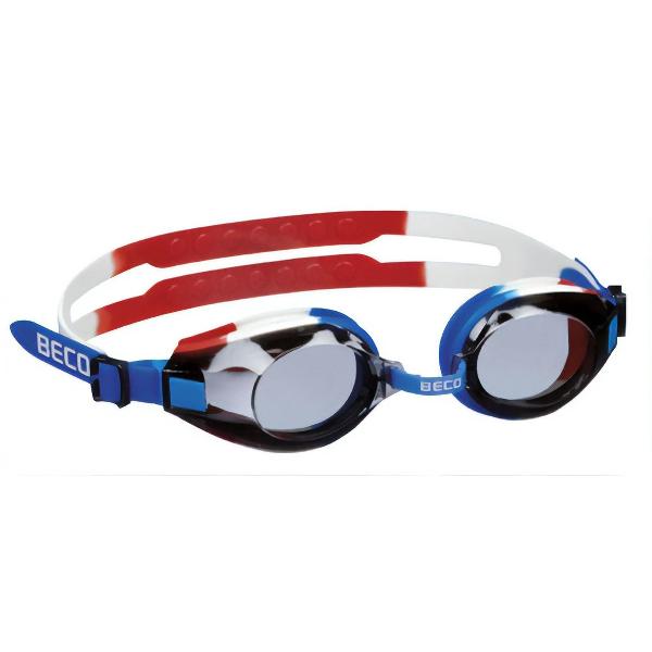Foto van Beco Zwembril Arica Polycarbonaat Junior Blauw/wit/rood