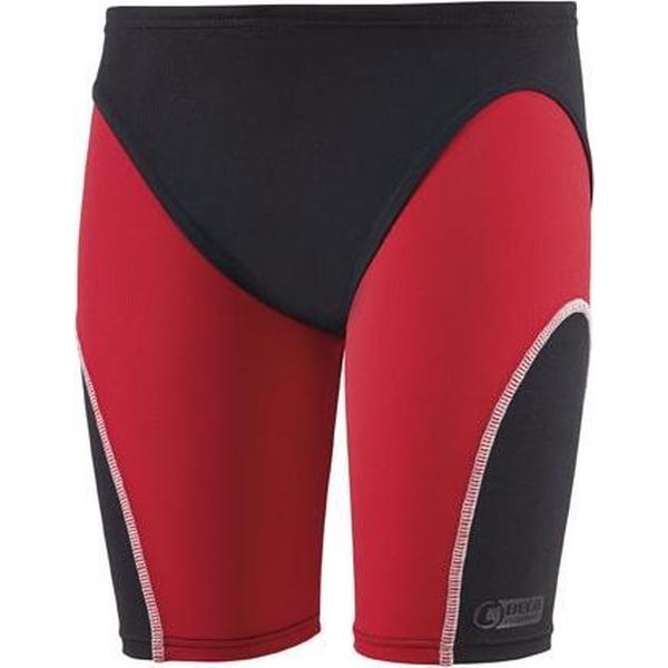 Foto van Beco Zwembroek Competition Jongens Polyester Rood/zwart Mt 128