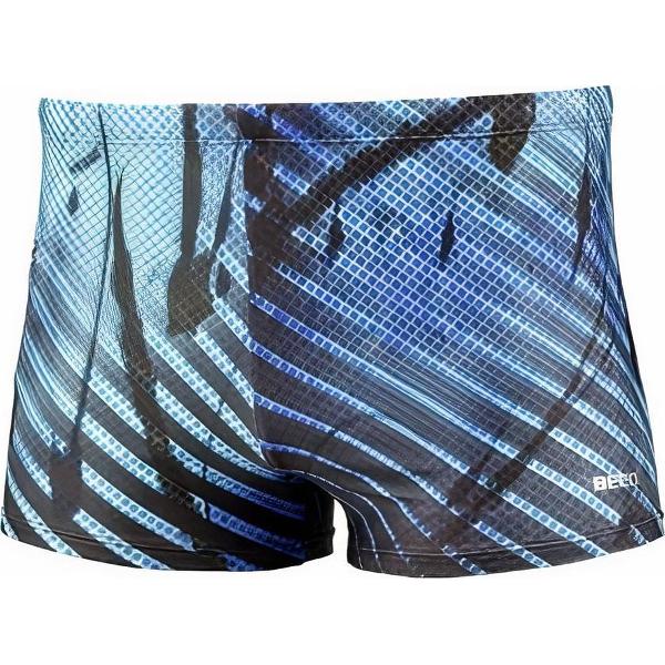 Foto van Beco Zwembroek Heren Polyamide/elastaan Zwart/blauw Maat Xxl