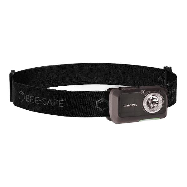 Foto van Bee Safe Dazzler USB 300 lumen hoofdlamp zwart