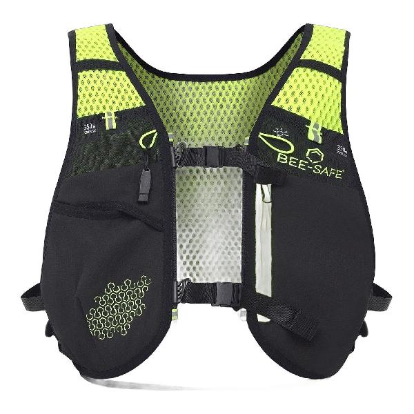 Foto van Bee Safe Hydro Backpack 5 liter drinkrugzak zwart/lime