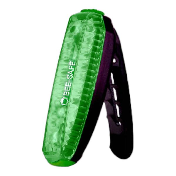 Foto van Bee Safe Led Clip Light USB hardlooplampje groen
