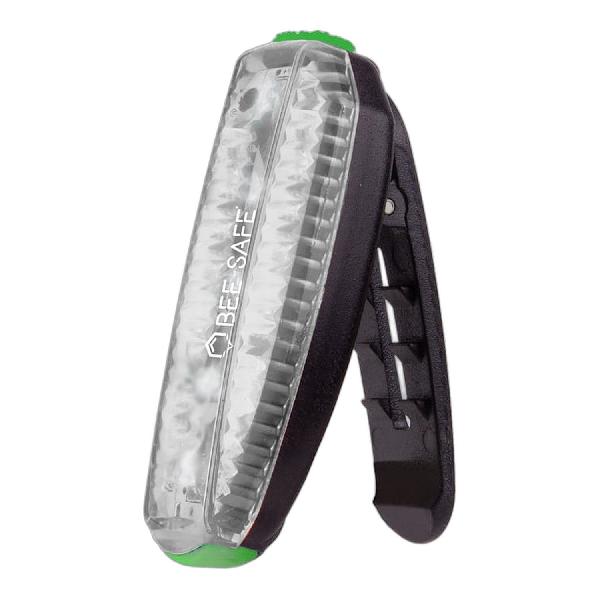 Foto van Bee Safe Led Clip Light USB hardlooplampje wit
