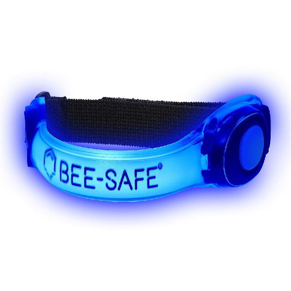 Foto van Bee Safe Led Safety Band led armband blauw