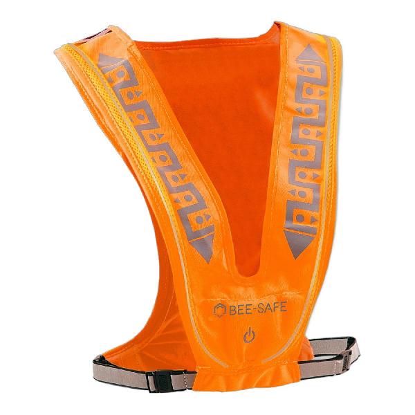 Foto van Bee Safe Led Vest USB led hardloopvest oranje