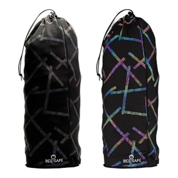 Foto van Bee Safe Reflective Scarf nekwarmer zwart unisex