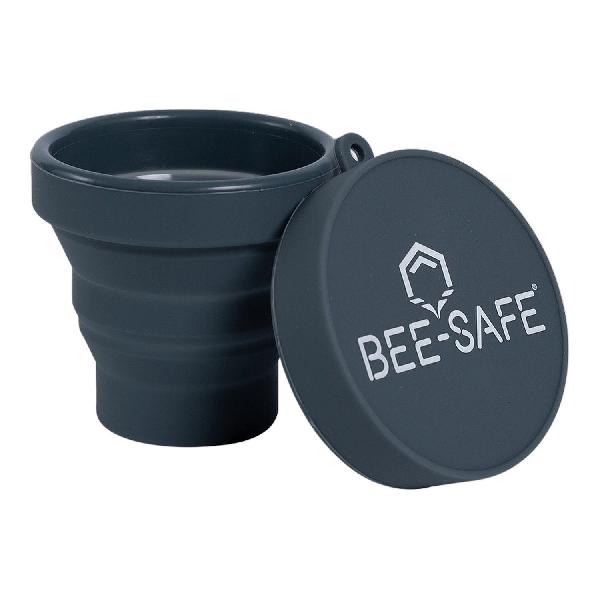 Foto van Bee Safe Silicone Drinkcup drinkbeker antraciet
