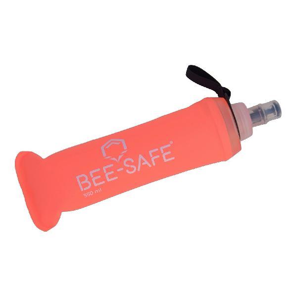 Foto van Bee Safe Soft Drinkbottle 350 ml soft flask koraal