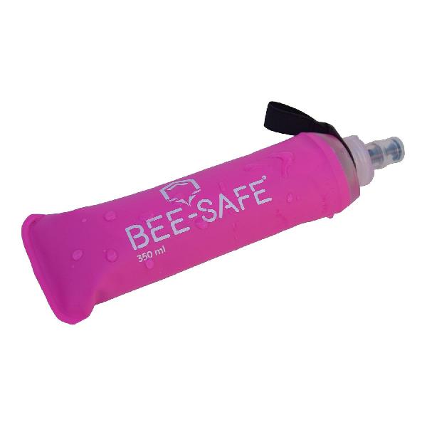 Foto van Bee Safe Soft Drinkbottle 350 ml soft flask roze