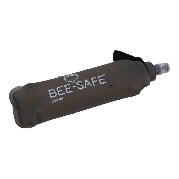 Foto van Bee Safe Soft Drinkbottle 500 ml soft flask antraciet
