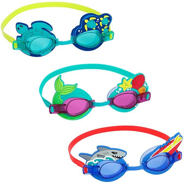 Foto van Bestway Zwembril voor kinderen Siliconenband Kleur assorti +3 Jaar Strand en Zwembad 21080