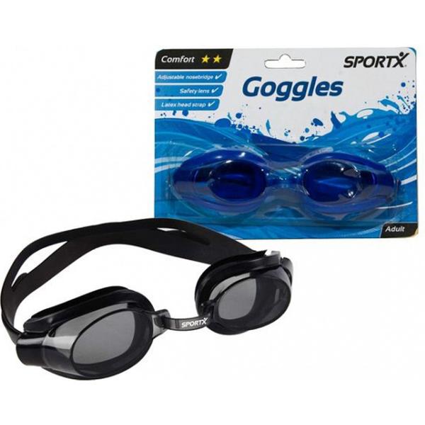 Foto van Blauwe zwembril met latex hoofdband