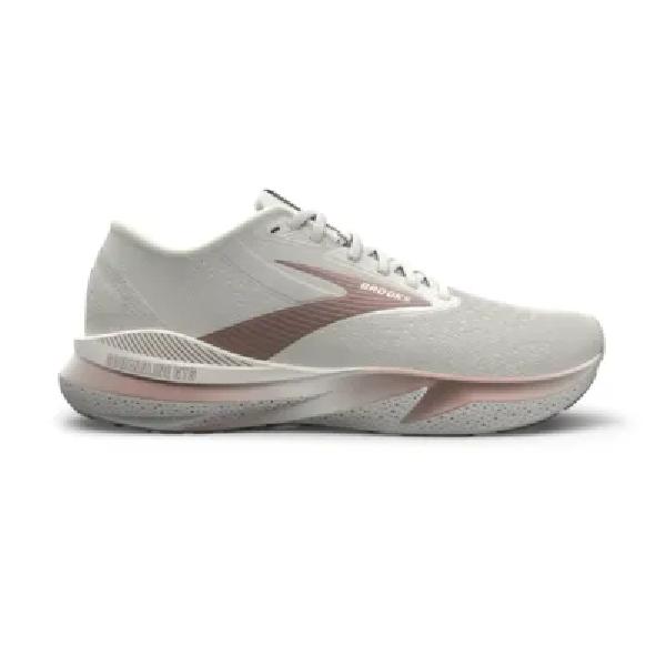 Foto van Brooks Adrenaline GTS 24 hardloopschoenen Coconut/Rose Gold/White dames 38.5