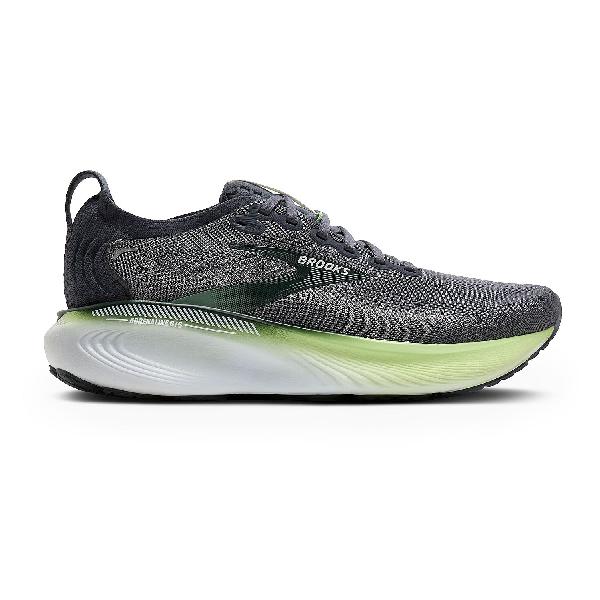 Foto van Brooks Adrenaline GTS 25 hardloopschoenen Grey/Paradise Green/Spruce heren