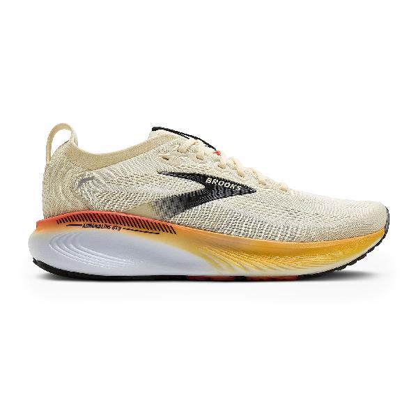Foto van Brooks Adrenaline GTS 25 hardloopschoenen Rutabaga/Tigerlily/Orange heren