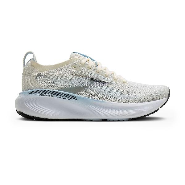 Foto van Brooks Adrenaline GTS 25 hardloopschoenen Star White/Nantucket/Chrome dames